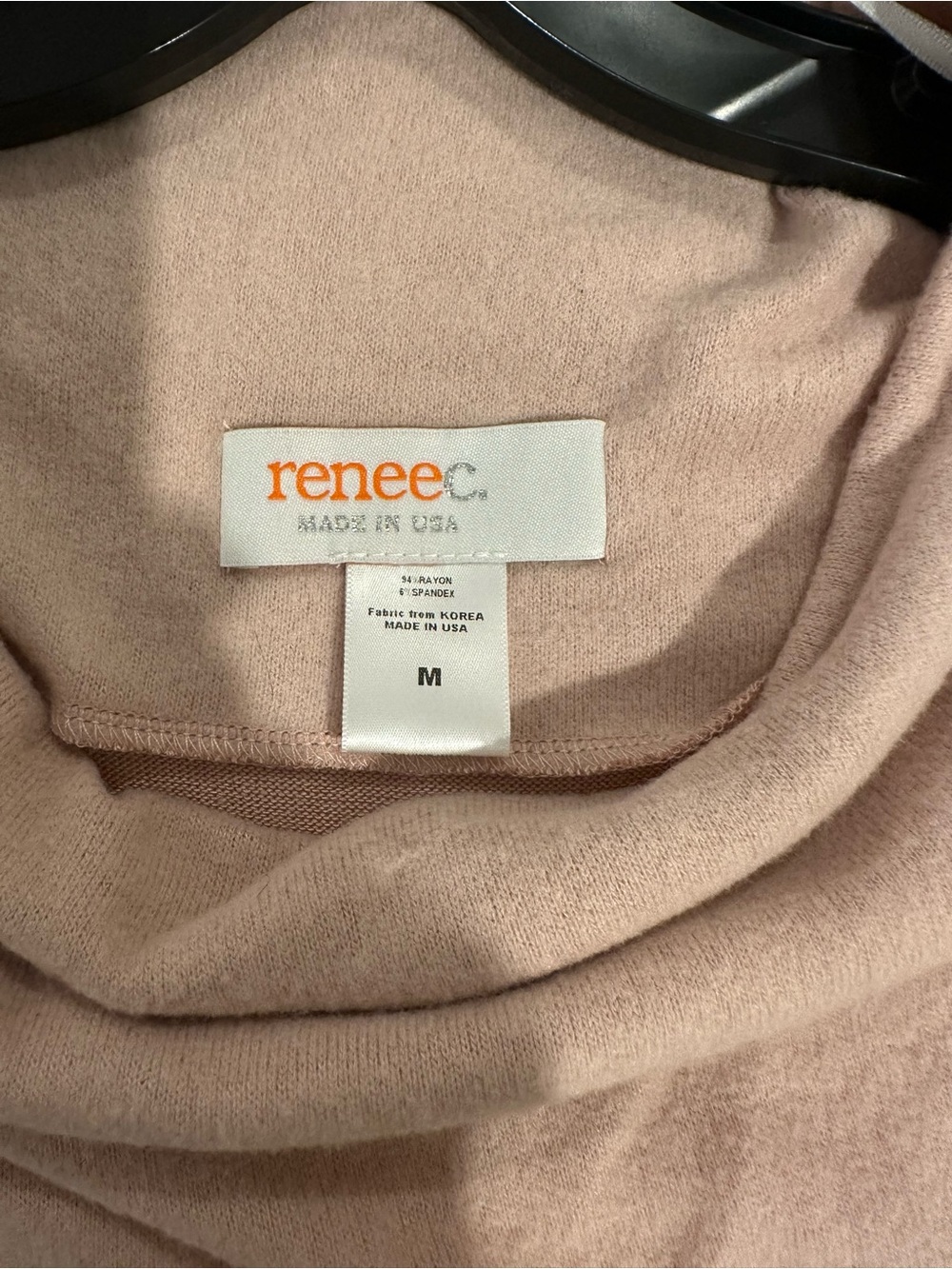 renee c. Dusty Rose Knit Top
